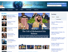 Tablet Screenshot of criticalstudies.org
